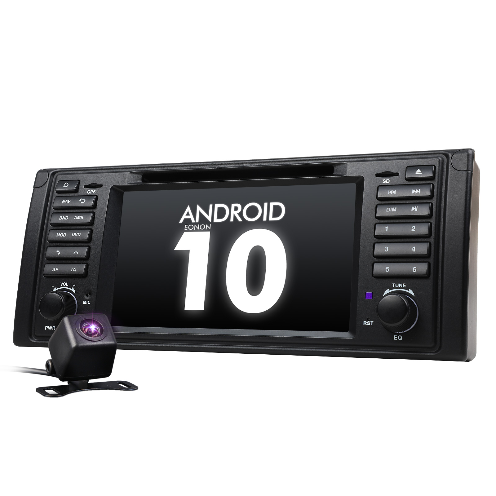 US For BMW E39 Android 10 7" Car DVD CD GPS Radio Navi