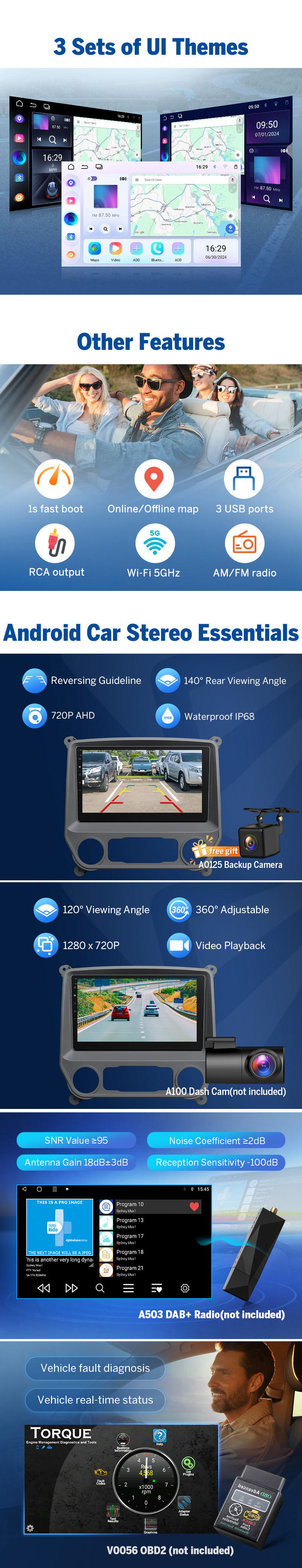 Eonon GMSX6 Android 13 Stereo for Silverado/Sierra